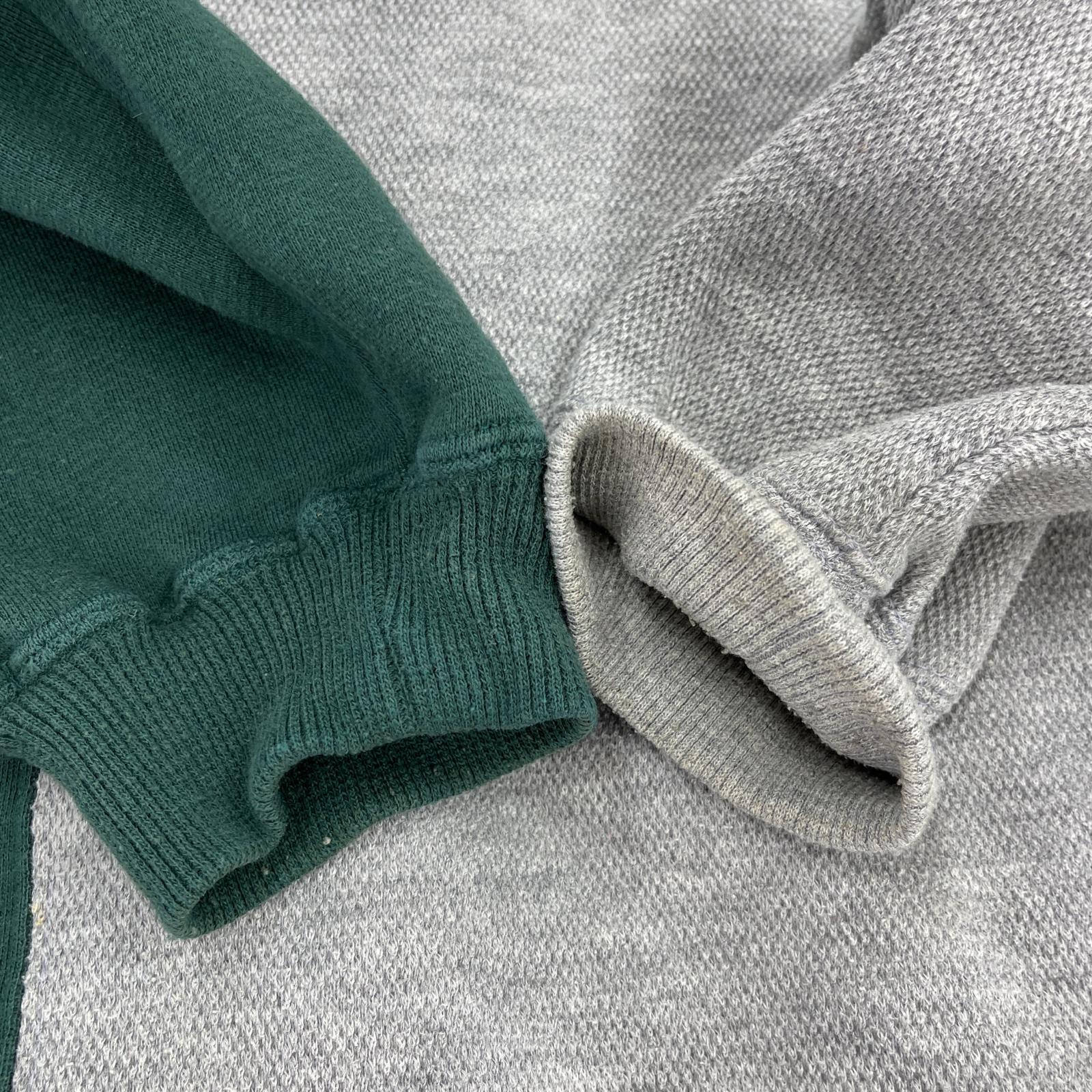 長袖Tシャツ LEE SPORT ハーフジップ 90S GRE L