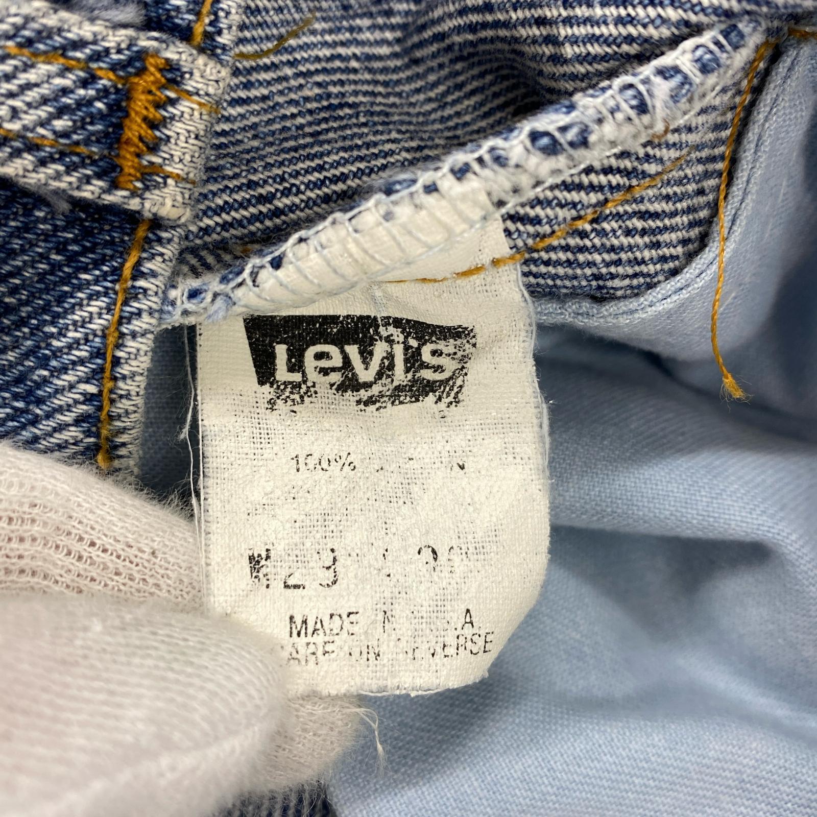 デニムパンツ 00S ボタン裏513 550 W「29」 29 ブルー