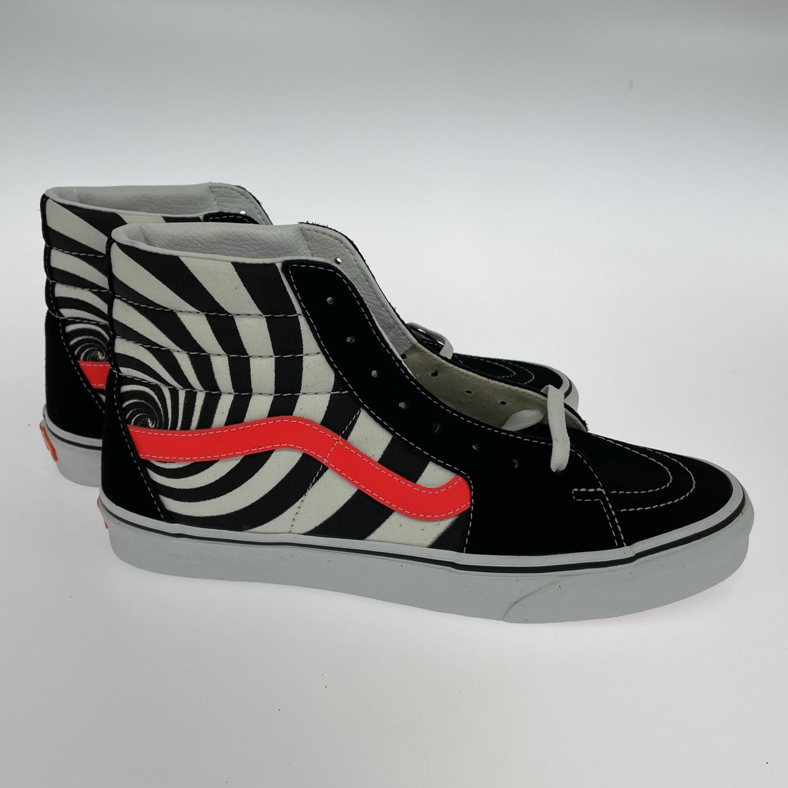 スニーカー SK8-HI BLACK/FIERY CORAL 28.5cm (US10 1/2 UK10 EU47)