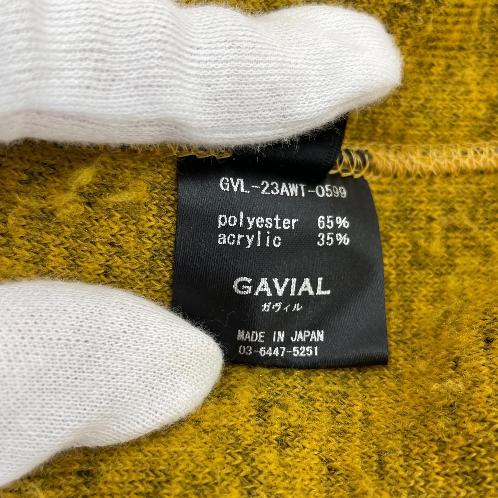 ジャケット GAVIAL 2023AW FLEECE CARDIGAN L イエロー
