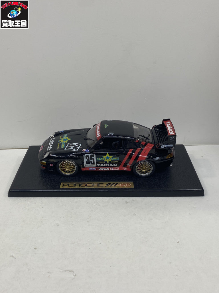 アンソン 1/18 ポルシェ911GT2 TAISAN スケールカー