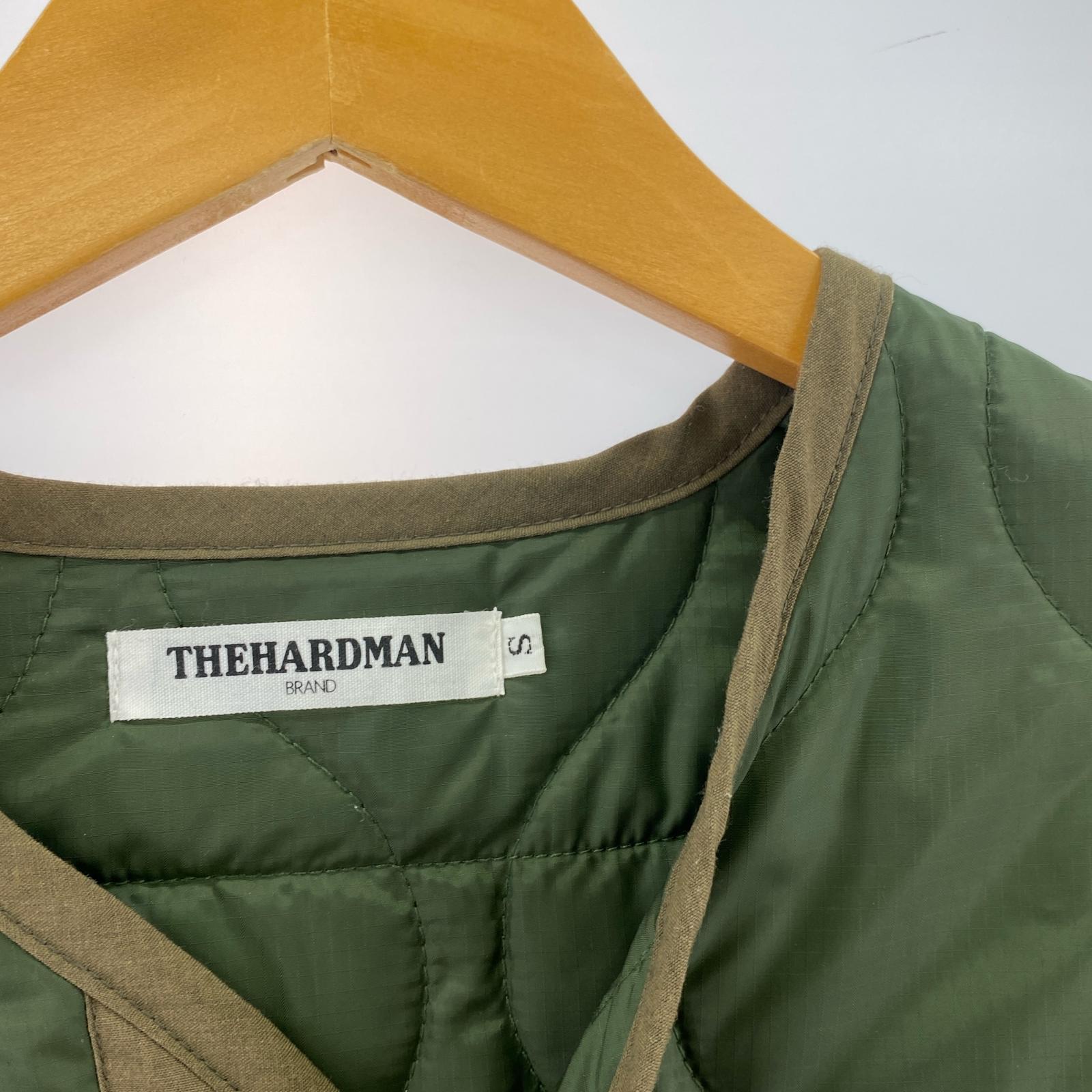 ジャケット THEHARDMAN キルティングジャケット カーキ S S グリーン