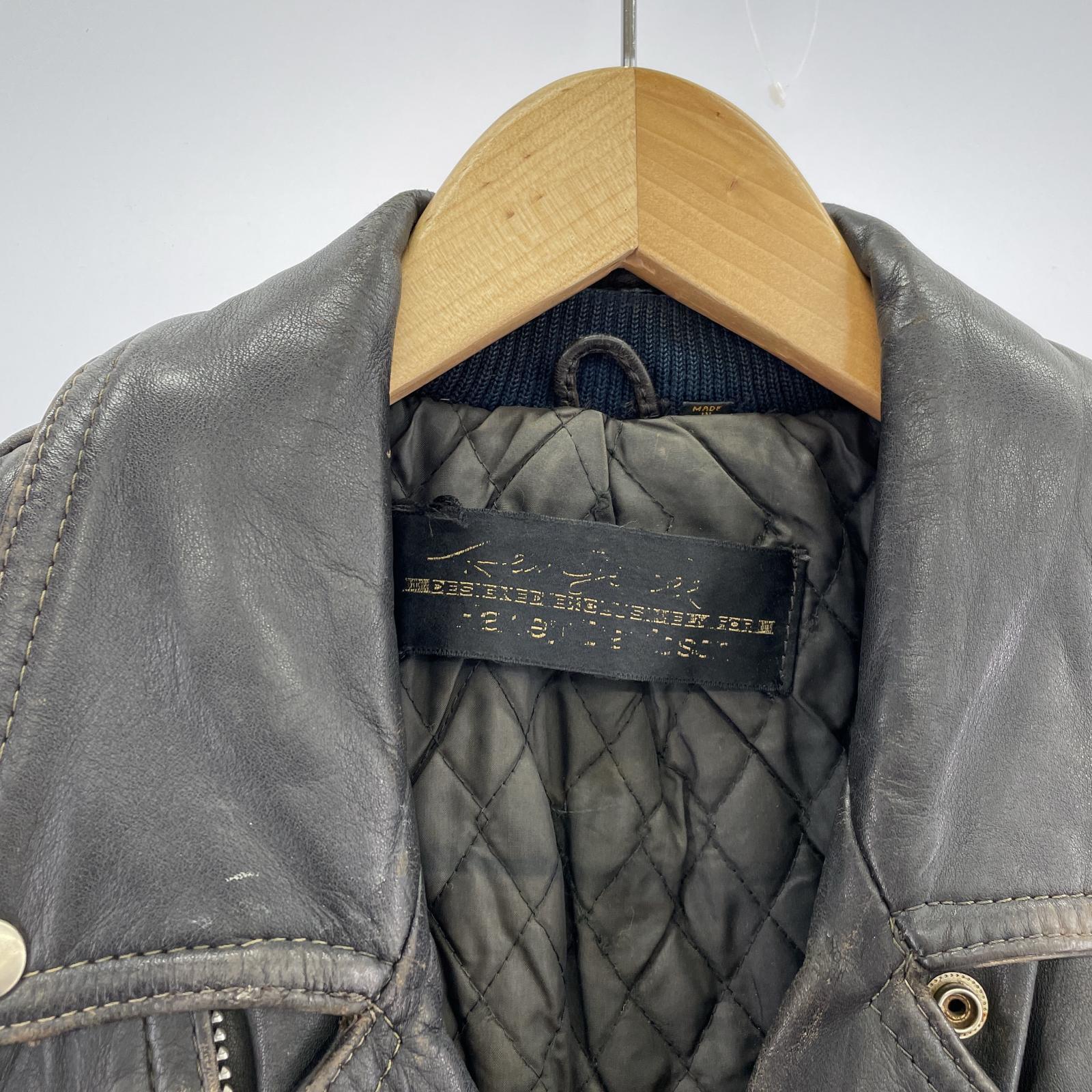 レザージャケット Harley-Davidson×ハインゲリック ダブルライダース 80'S ブラック