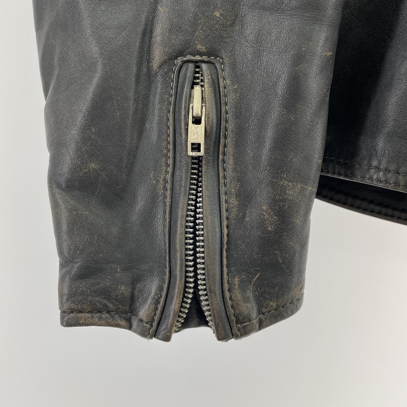 レザージャケット Harley-Davidson×ハインゲリック ダブルライダース 80'S ブラック