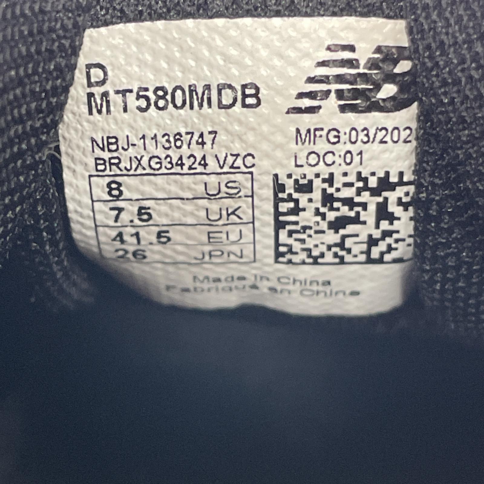 スニーカー new balance MT580 MDB 26cm 26cm (US8 UK7 1/2 EU42) ブラック