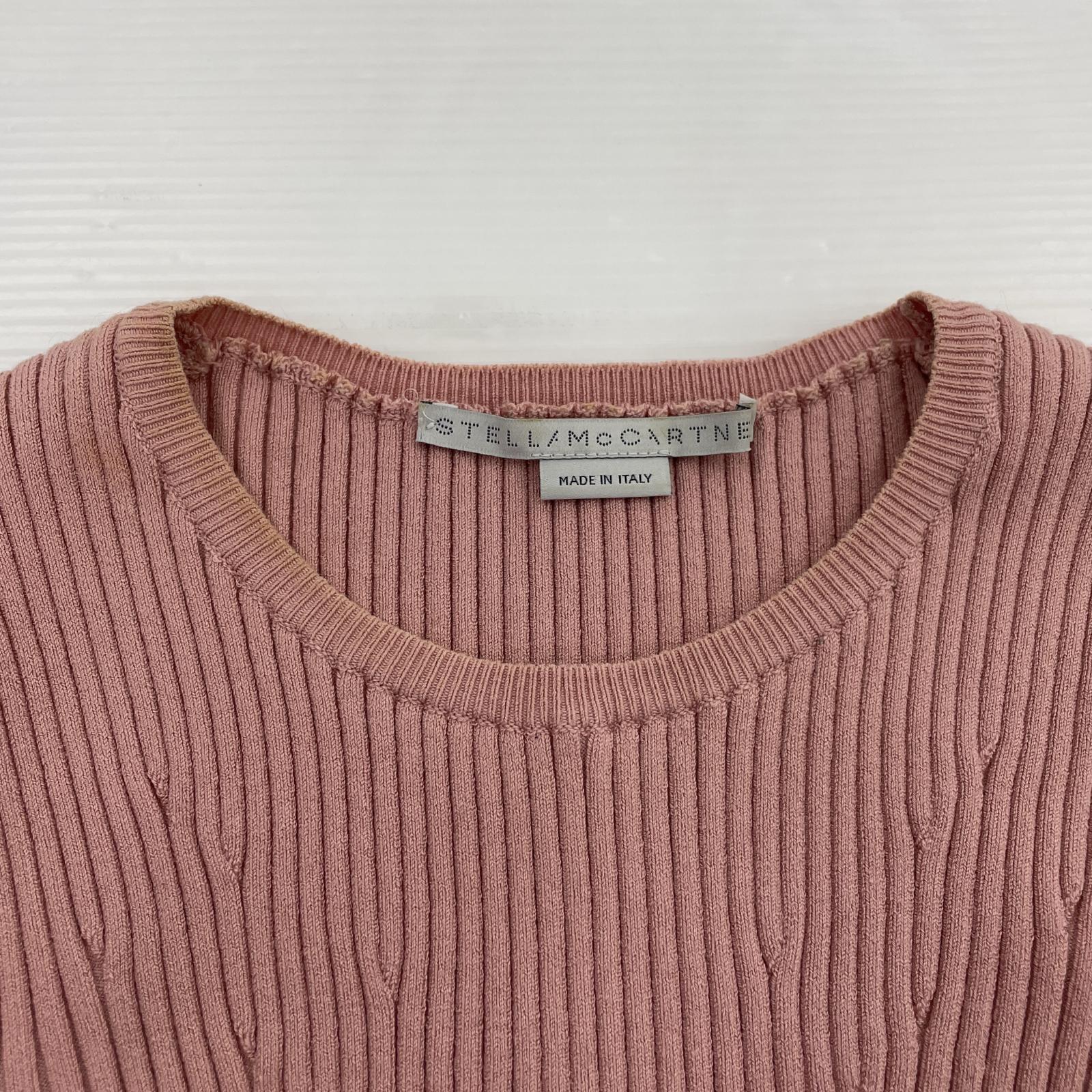タンクトップ STELLA McCARTNEY ニットベスト 38 ピンク