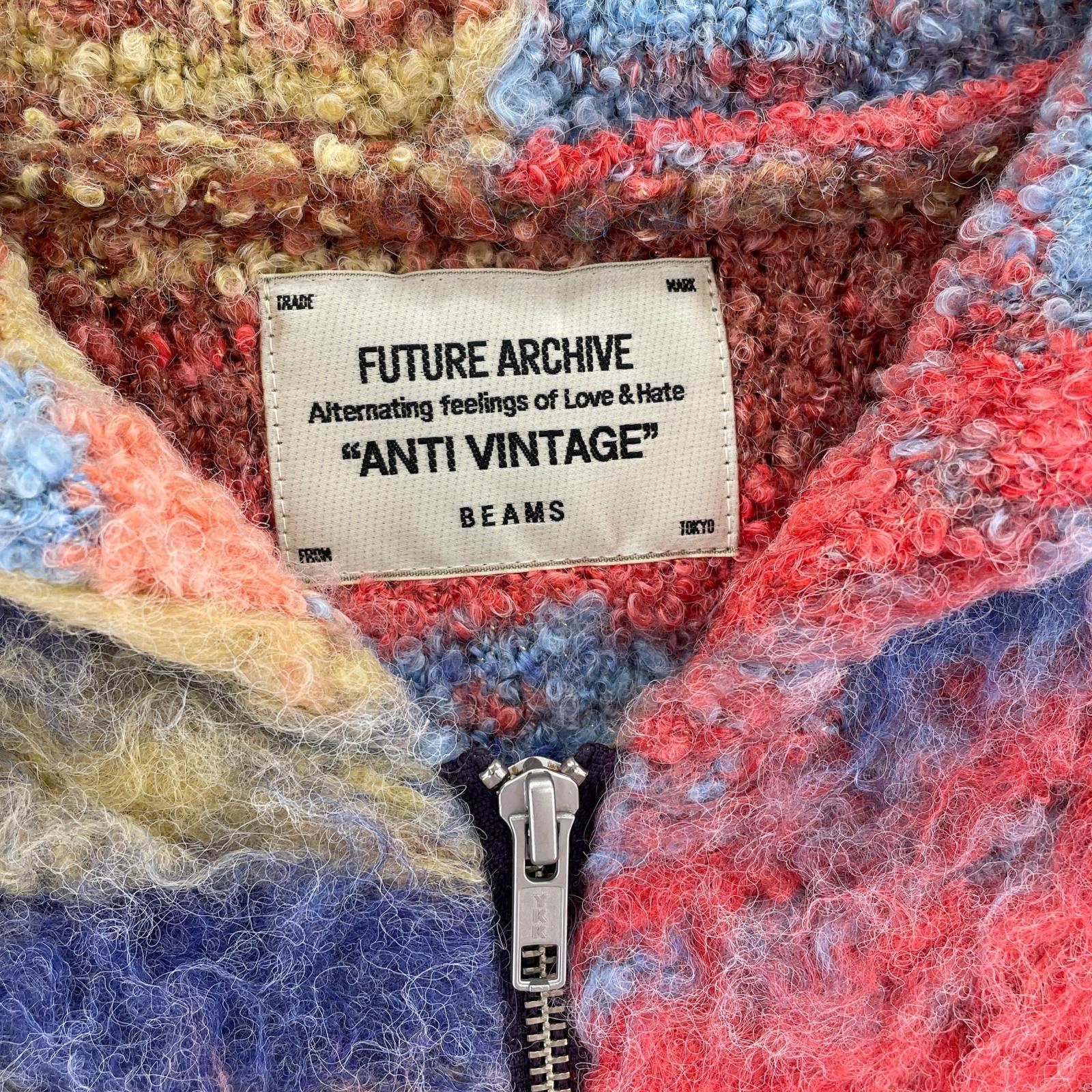 その他アウター FUTURE ARCHIVE SHAGGY ZIP PARKA L L マルチカラー