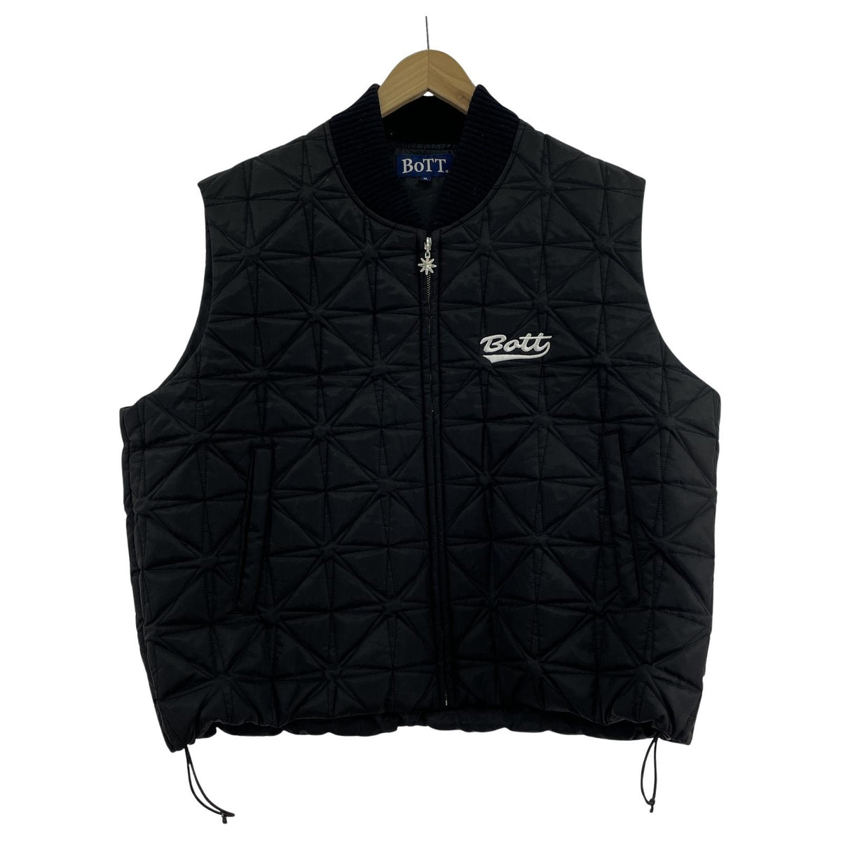 ジャケット Quilted Sparkle Vest (XL) ブラック