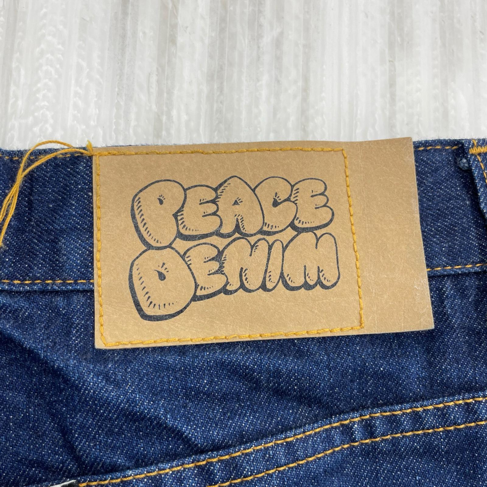 デニムパンツ PEACE DENIM 28 ネイビー