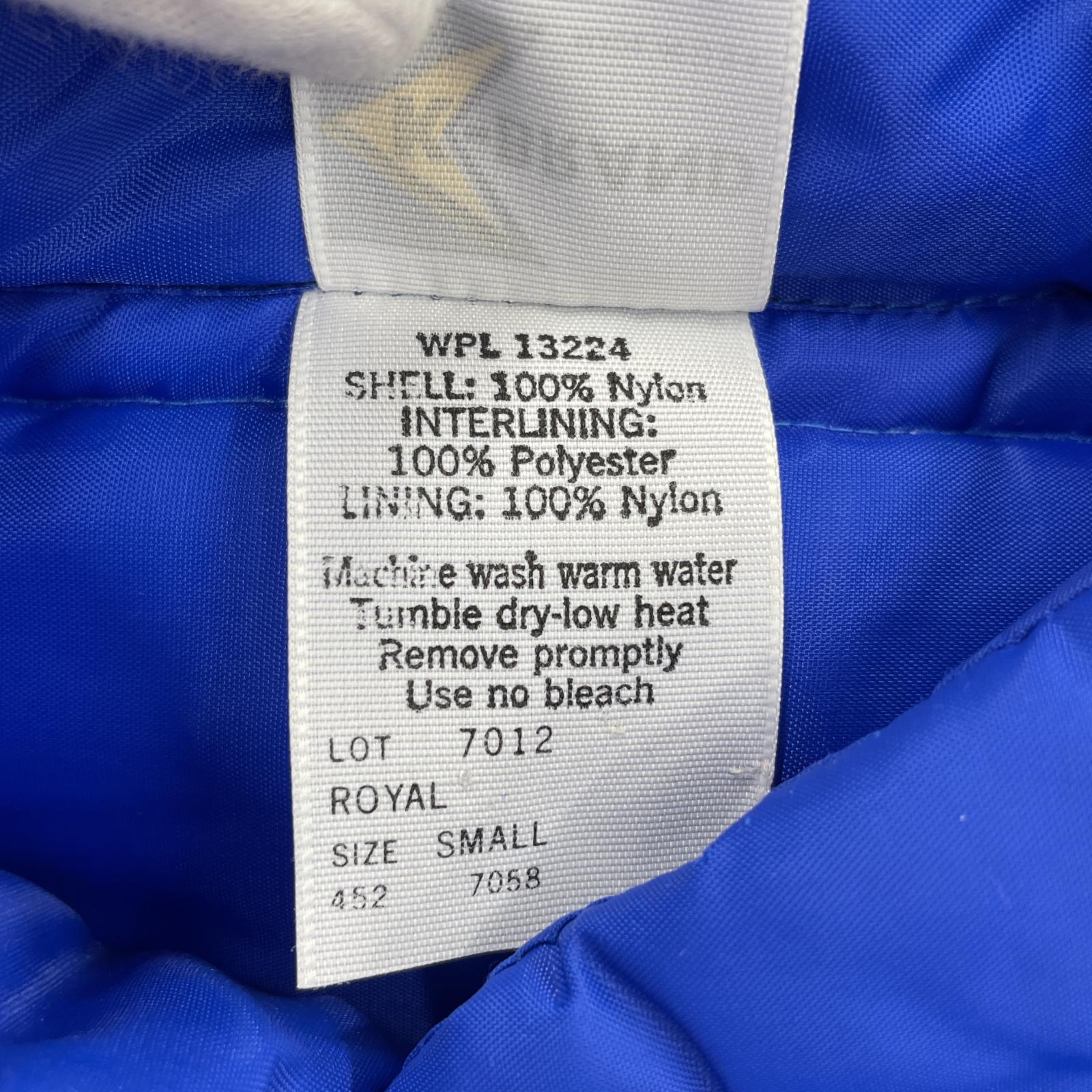 ジャケット K-BRAND 中綿ジャケット SizeS BLU S ブルー
