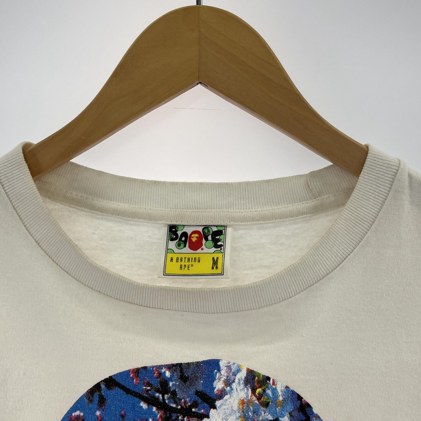 半袖Tシャツ SAKURA APE HEAD 白 (M) M ホワイト