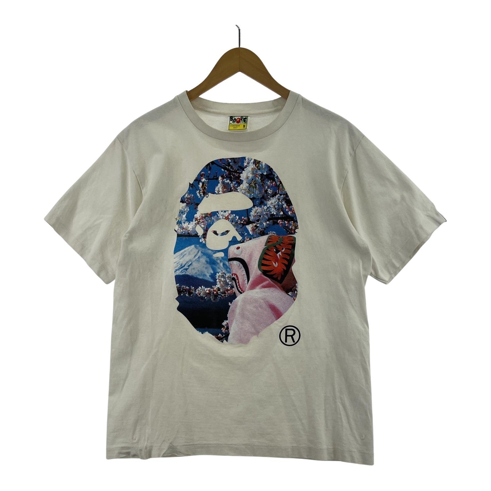 半袖Tシャツ SAKURA APE HEAD 白 (M) M ホワイト
