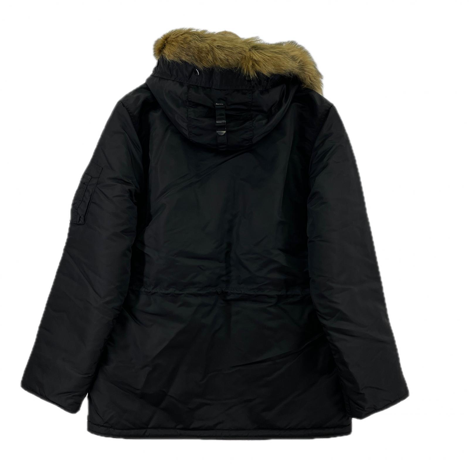 ジャケット Supreme 16AW 名作 Arc Logo N-3B Parka アーチロゴ フライトジャケット L ブラック L