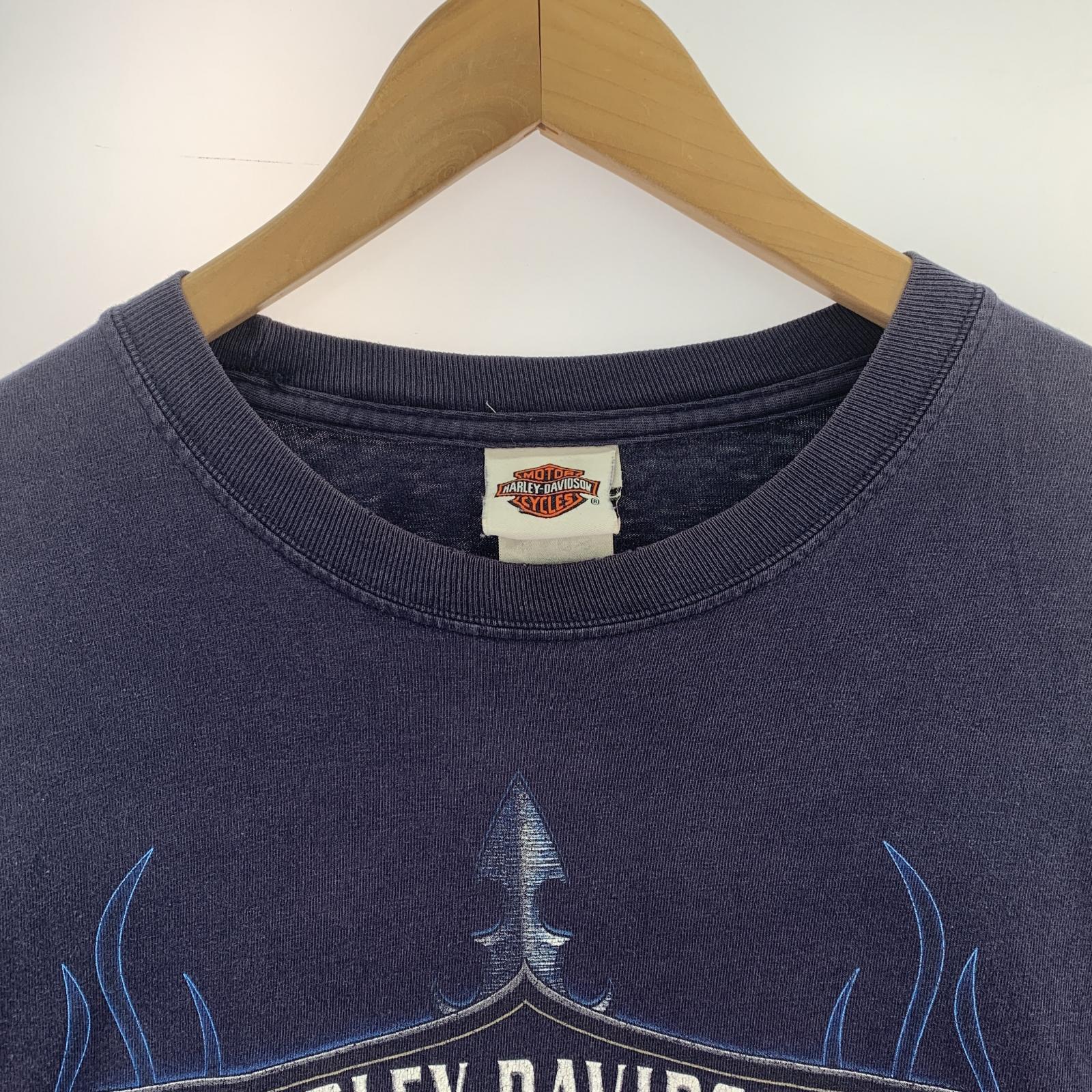 長袖Tシャツ XL ネイビー
