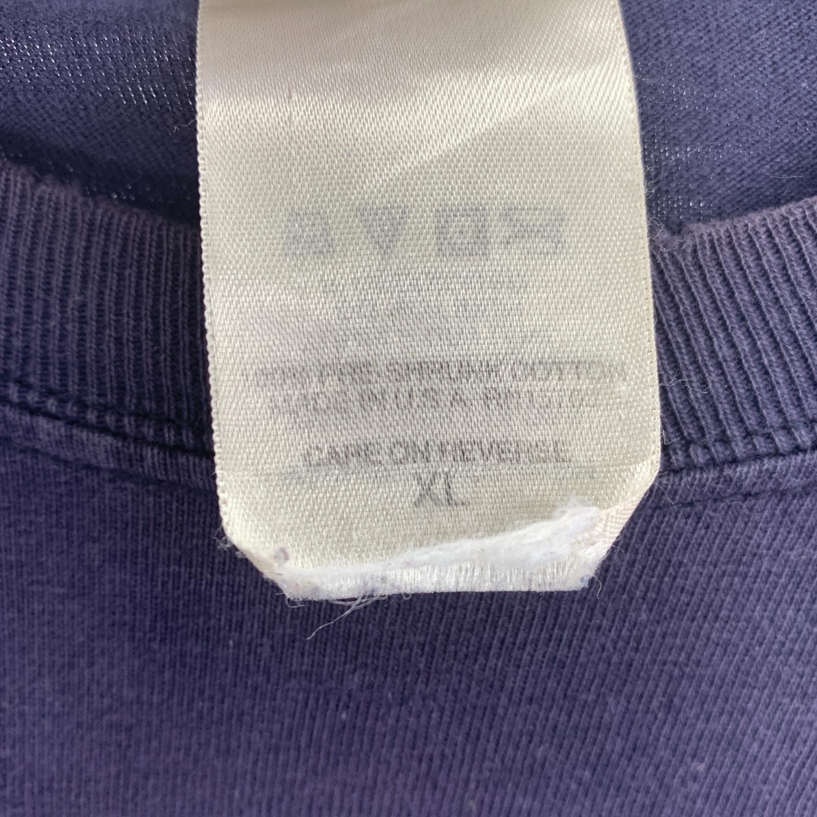長袖Tシャツ XL ネイビー