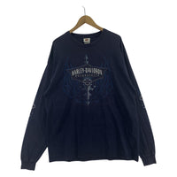 長袖Tシャツ XL ネイビー