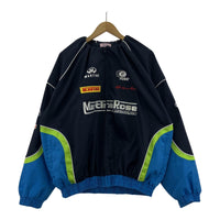 ブルゾン MARTINE ROSE 22SS Tuck Neck Sponsor Racing Jacket ネイビー (M) M