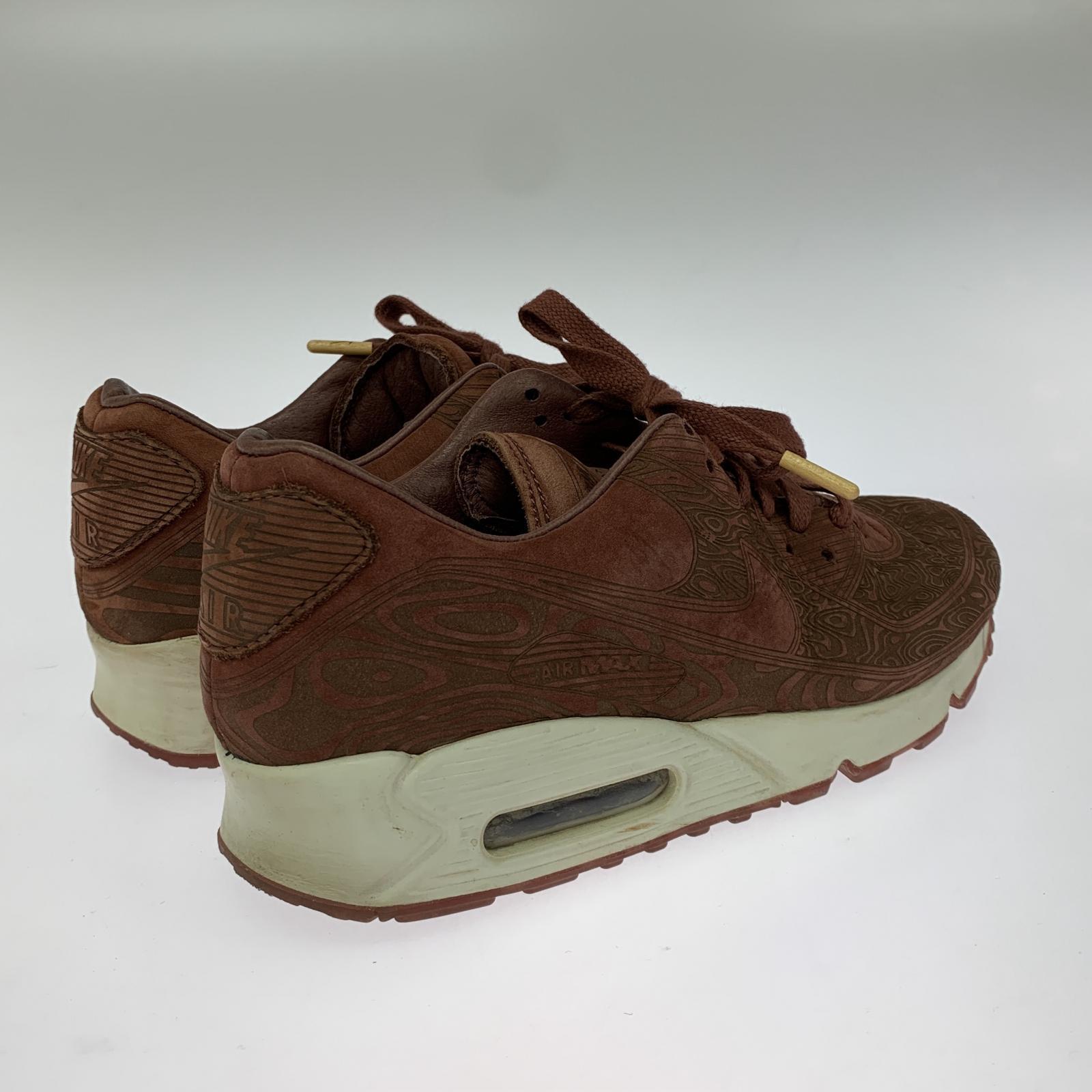 スニーカー NIKE AIR MAX 90 QS LASER 茶 26cm (US8 UK7 1/2 EU42) ブラウン