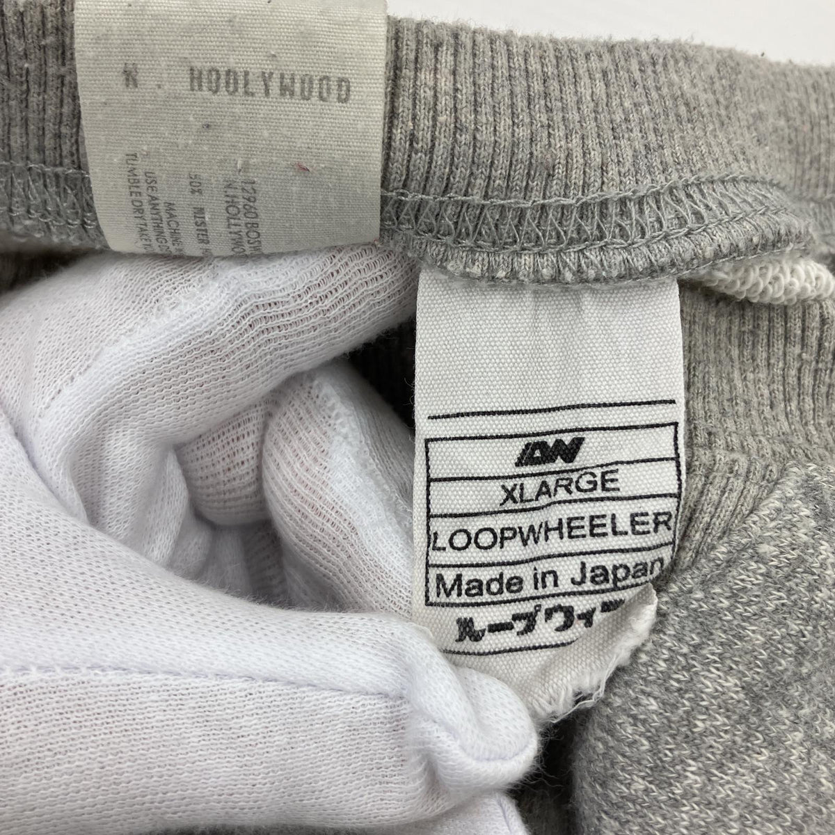スウェット N.HOOLYWOOD×LOOPWHEELER CREWNECK SWEAT SHIRT XL グレー グレー
