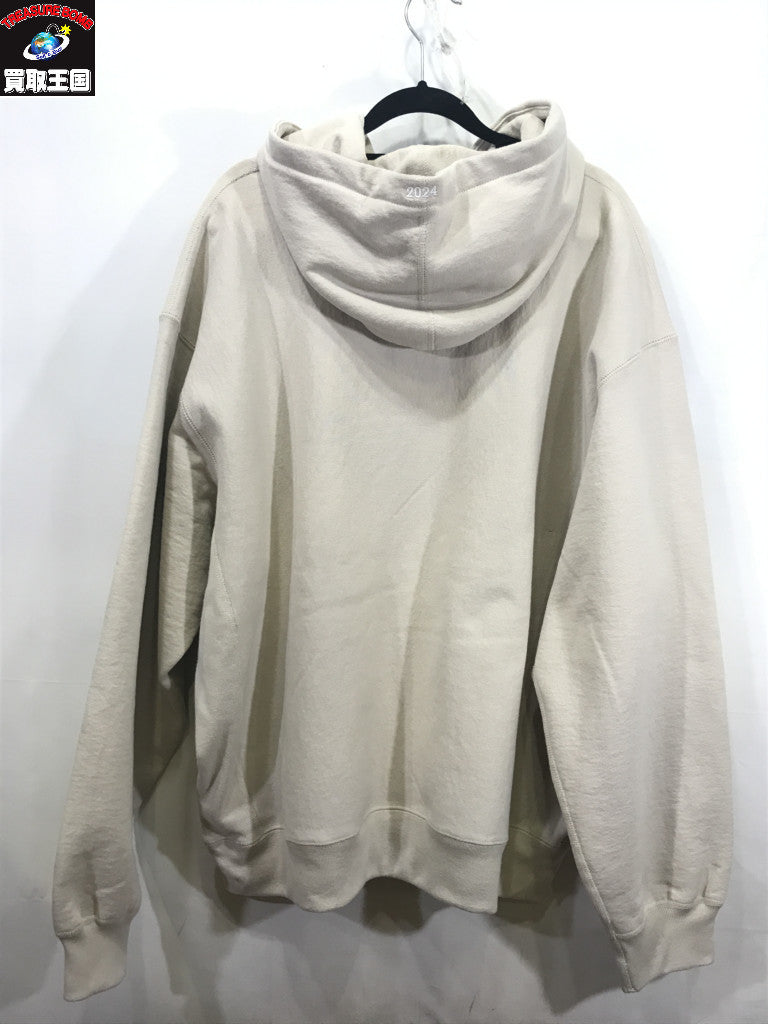 パーカー 24aw box logo hooded sweatshirt sizeXL