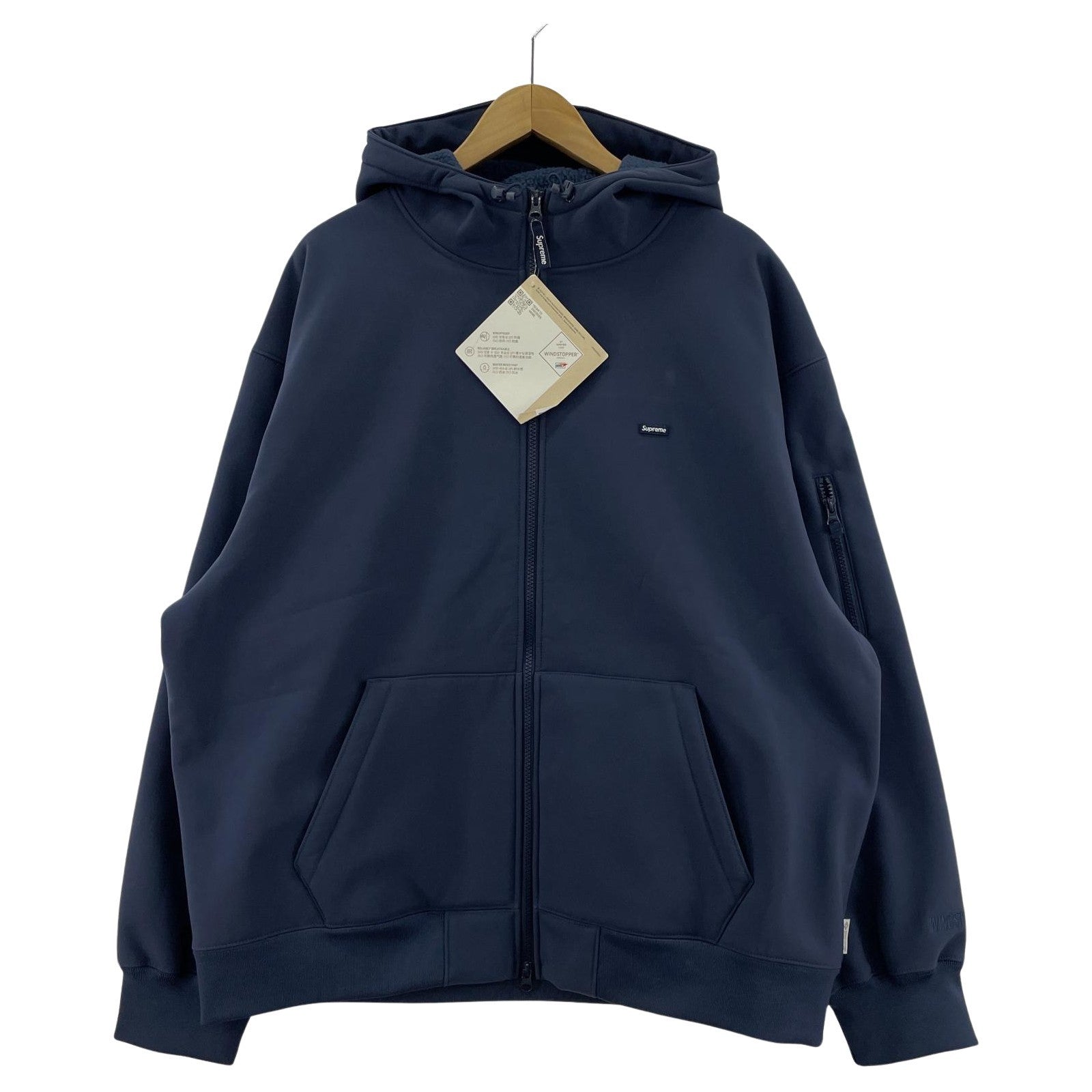 パーカー 24aw WINDSTOPPER Zip Up Hooded XL ネイビー