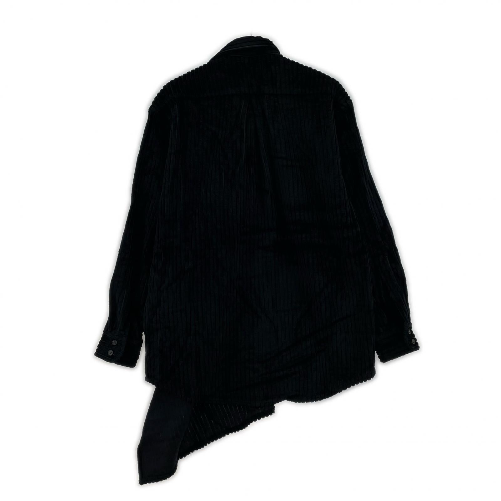 長袖シャツ NECKERCHIEFER OVERSHIRT ブラック ブラック