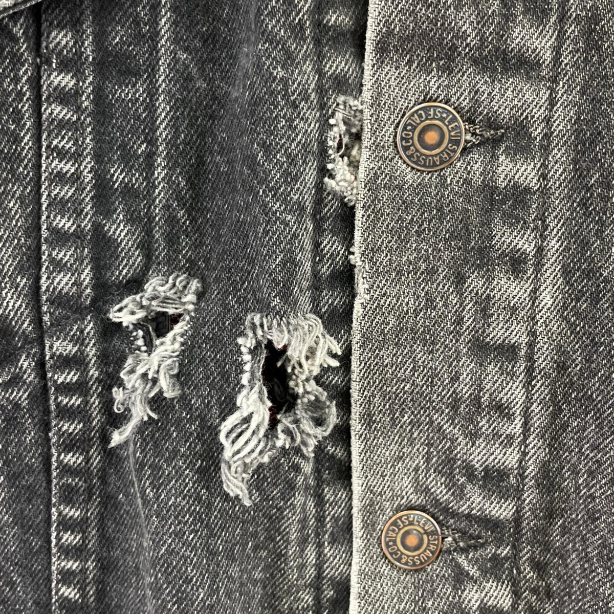 デニムジャケット 90s Levis 70417-4159 black XL ブラック