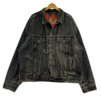 デニムジャケット 90s Levis 70417-4159 black XL ブラック