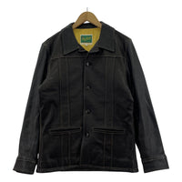 レザージャケット Deerskin Jacket Car Coat 36 36 ブラック
