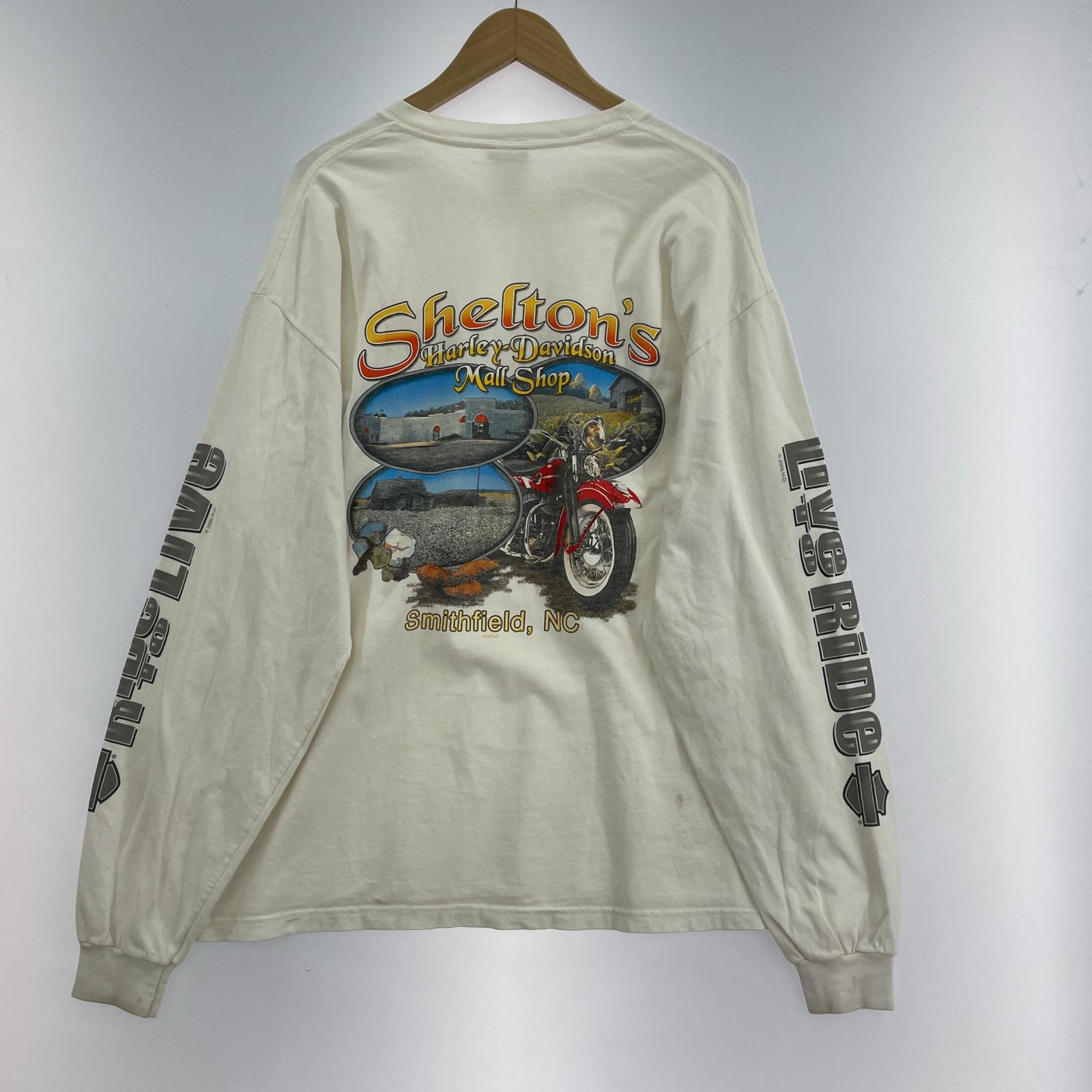長袖Tシャツ L/S 白 LL ホワイト
