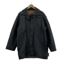 レザージャケット レザーカーコート M ブラック