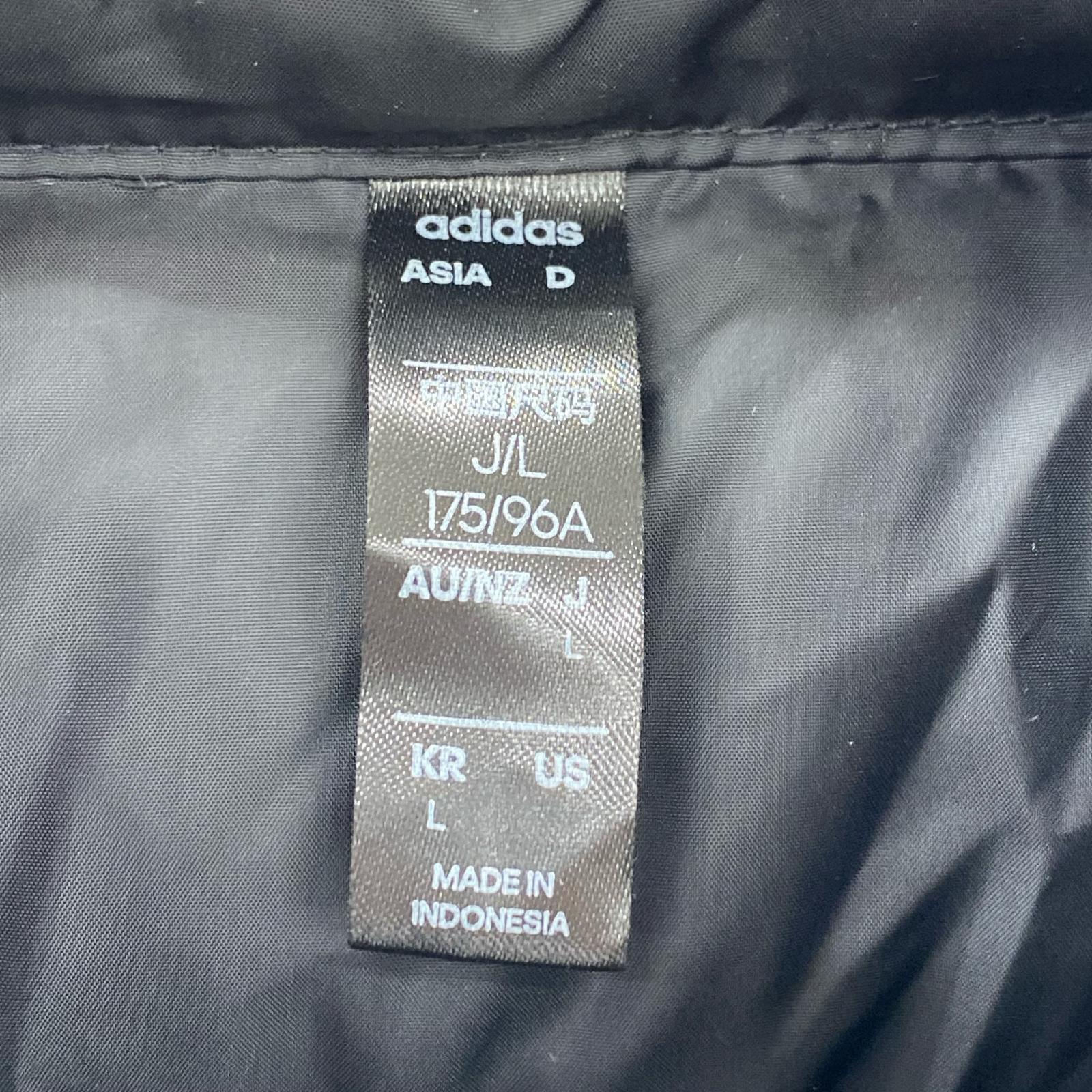 adidas ダウンジャケット 黒 スポーツ用品