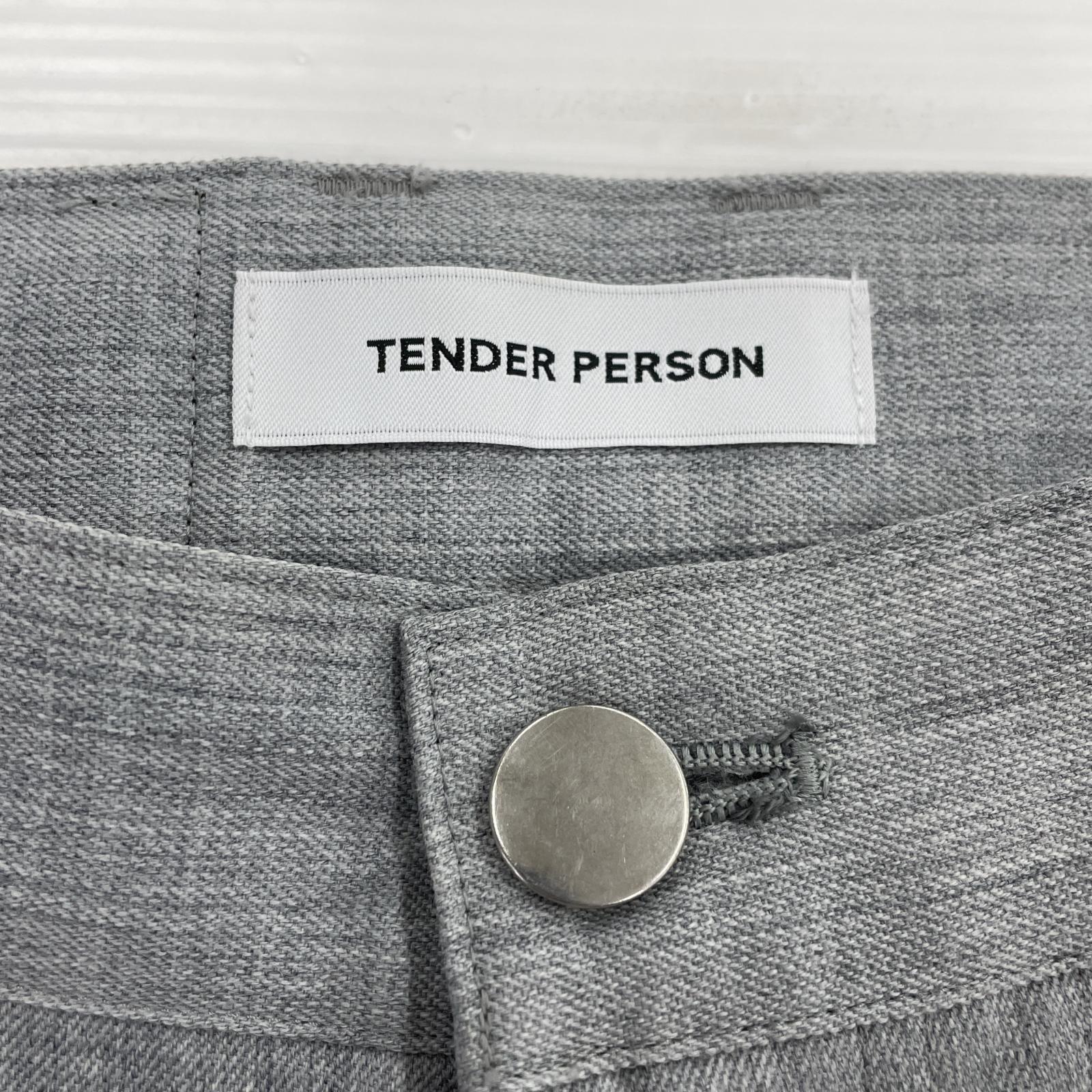 パンツ TENDER PERSON SPIDER KNEES FLARE PANTS 2 グレー LL-PT-4224 2 グレー