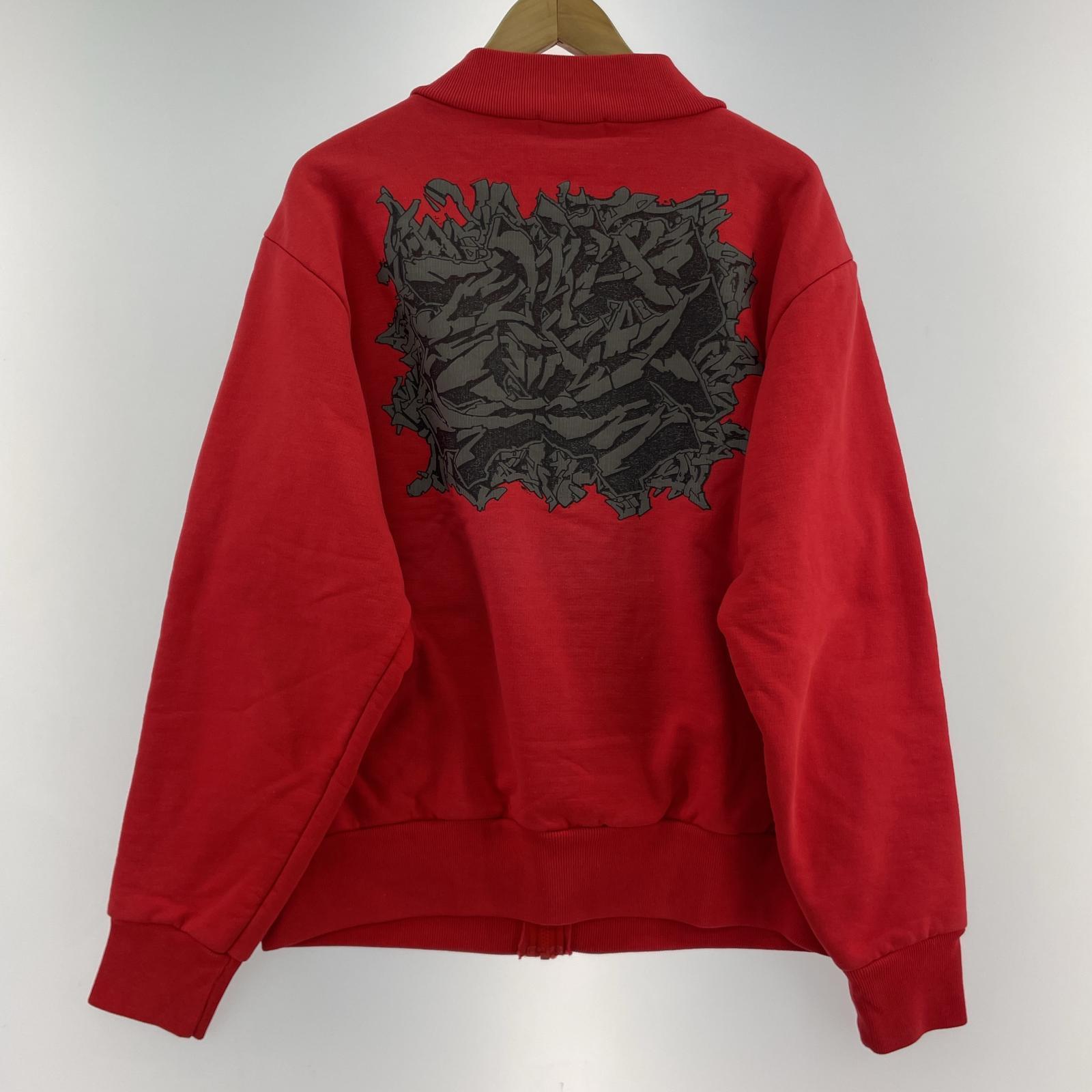 ブルゾン UNDERCOVER×FUTURA LABORATORIES 90s CAMBER スウェットスタジャン L レッド L レッド