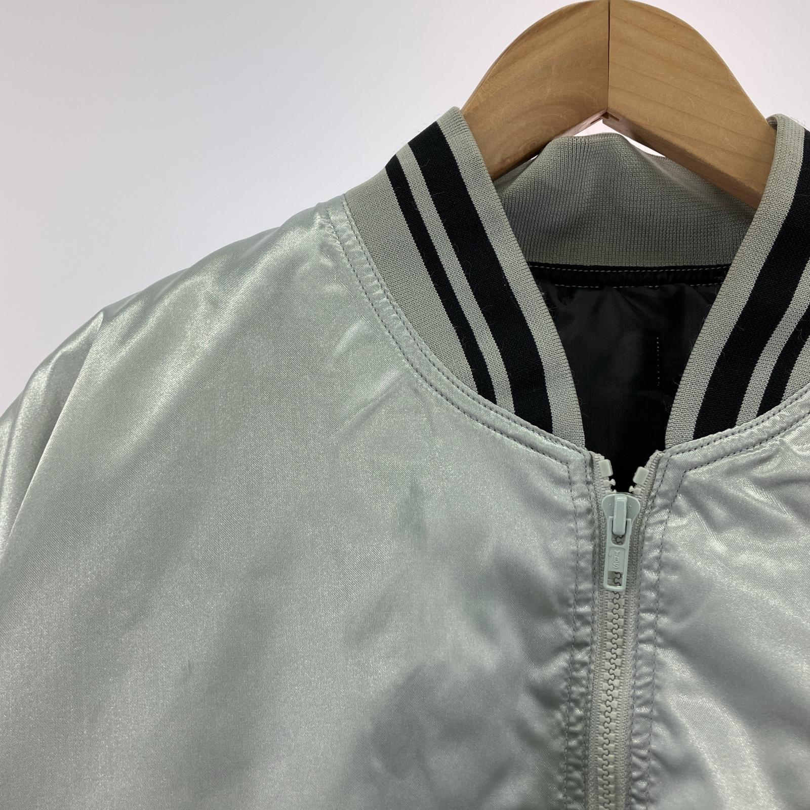 ジャケット raiders スタジャン シルバー