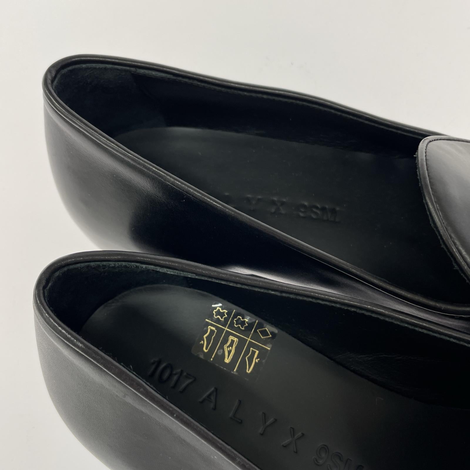 シューズ 1017 ALYX 9SM MARKS LOAFER クラシックローファー 40 ブラック 本体のみ ブラック
