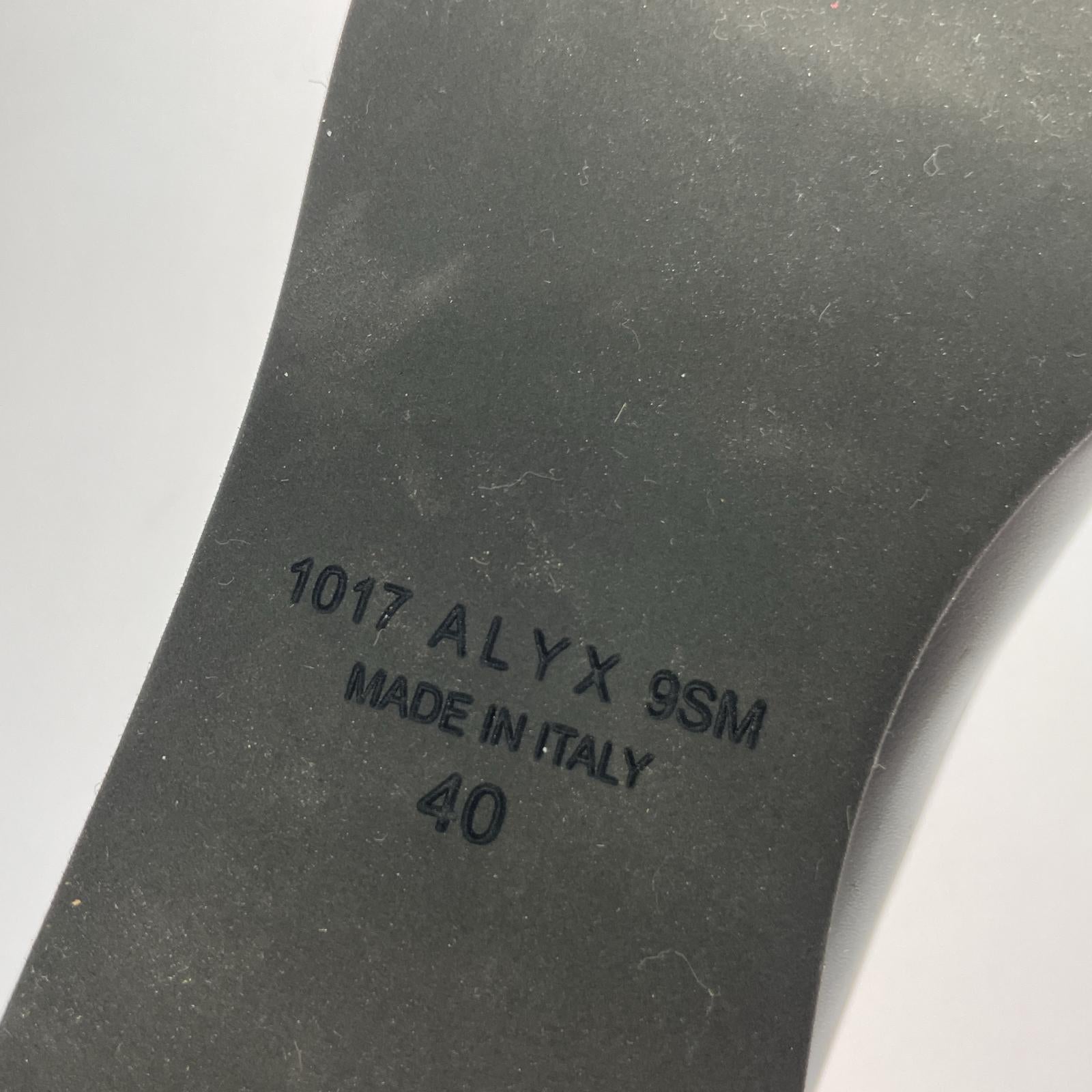 シューズ 1017 ALYX 9SM MARKS LOAFER クラシックローファー 40 ブラック 本体のみ ブラック