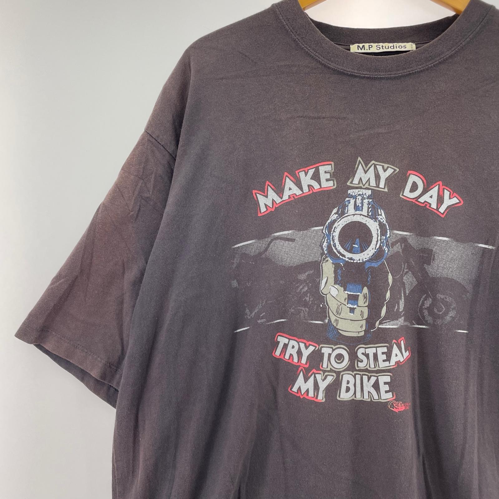 半袖Tシャツ MASONPRINCE MAKE MY DAY 黒