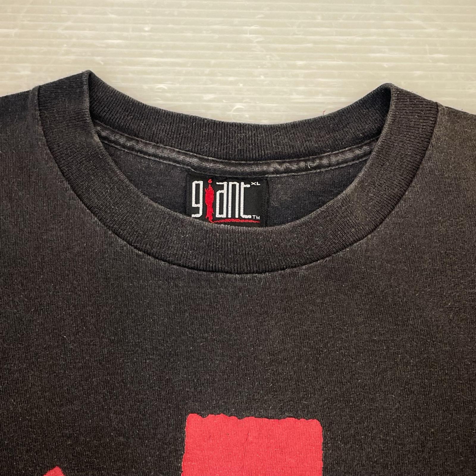 半袖Tシャツ RED HOT CHILI PEPPERS One Hot Minute バンドTシャツ 1996年 giantタグ LL ブラック