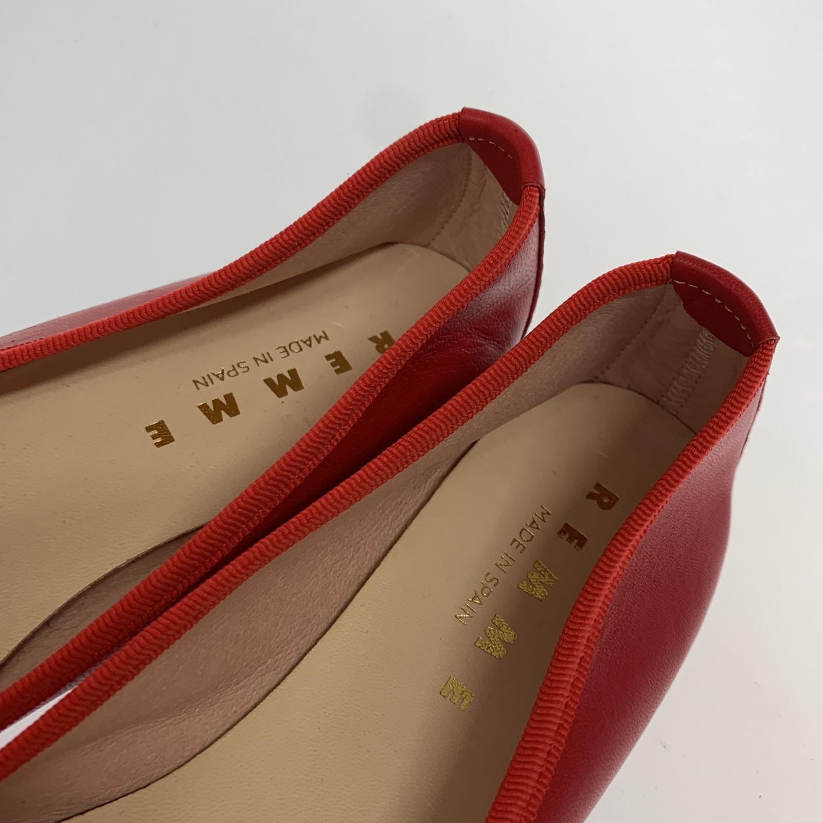 シューズ REMME バレエシューズ 赤 (38) 38 レッド