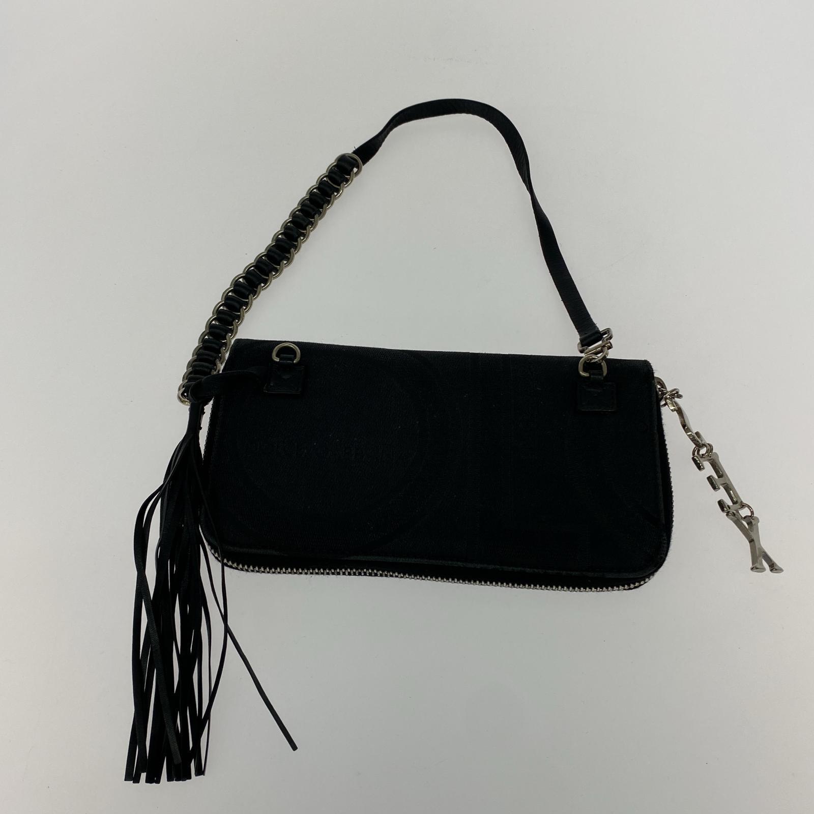 長財布 DOLCE&GABBANA ストラップ付き ウォレット ブラック ブラック