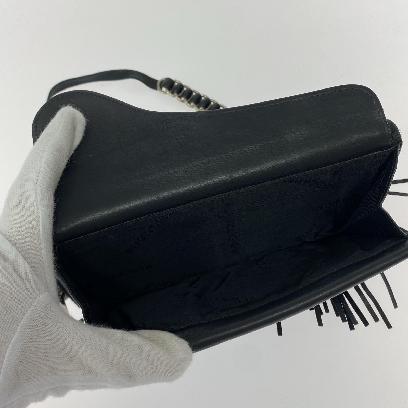 長財布 DOLCE&GABBANA ストラップ付き ウォレット ブラック ブラック