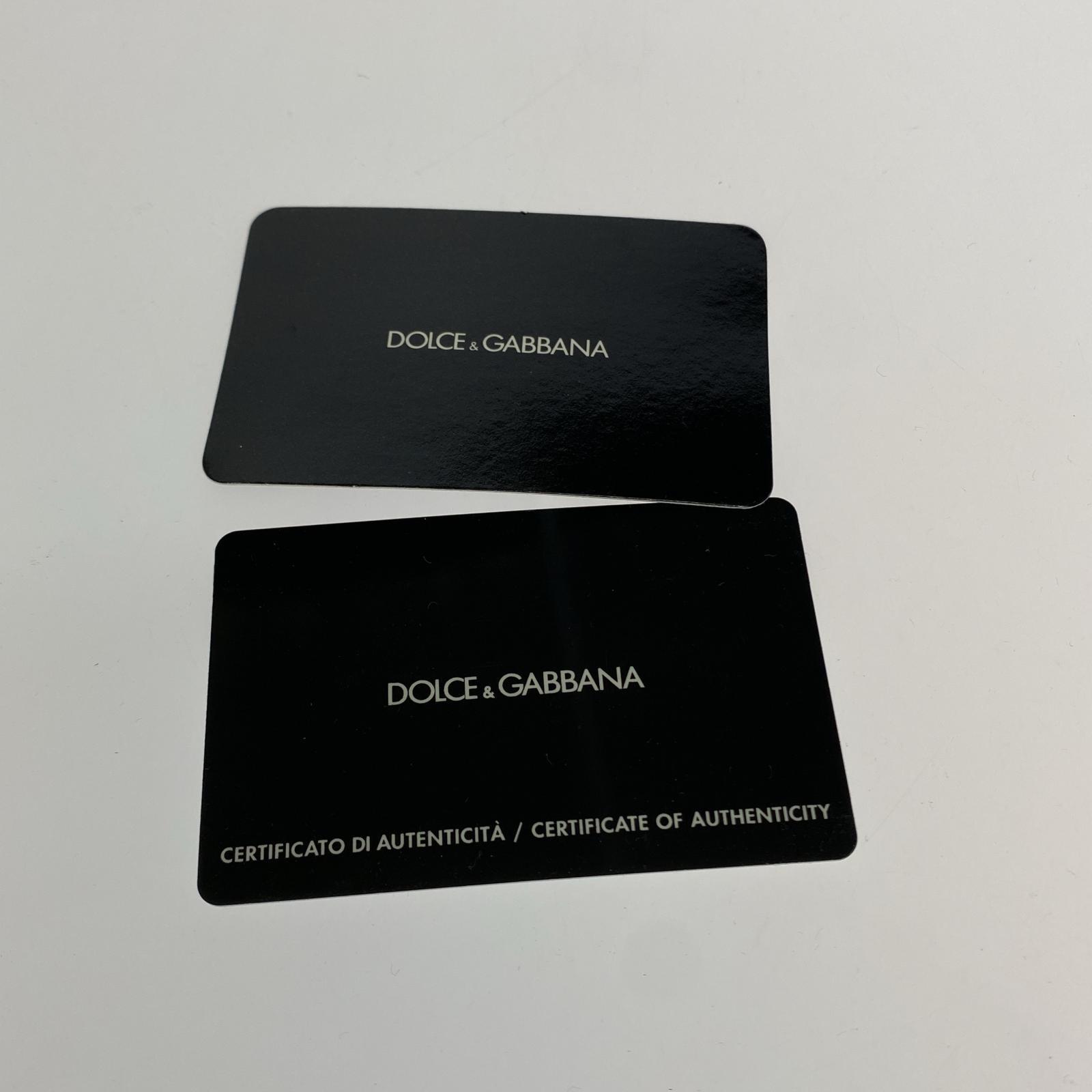 長財布 DOLCE&GABBANA ストラップ付き ウォレット ブラック ブラック