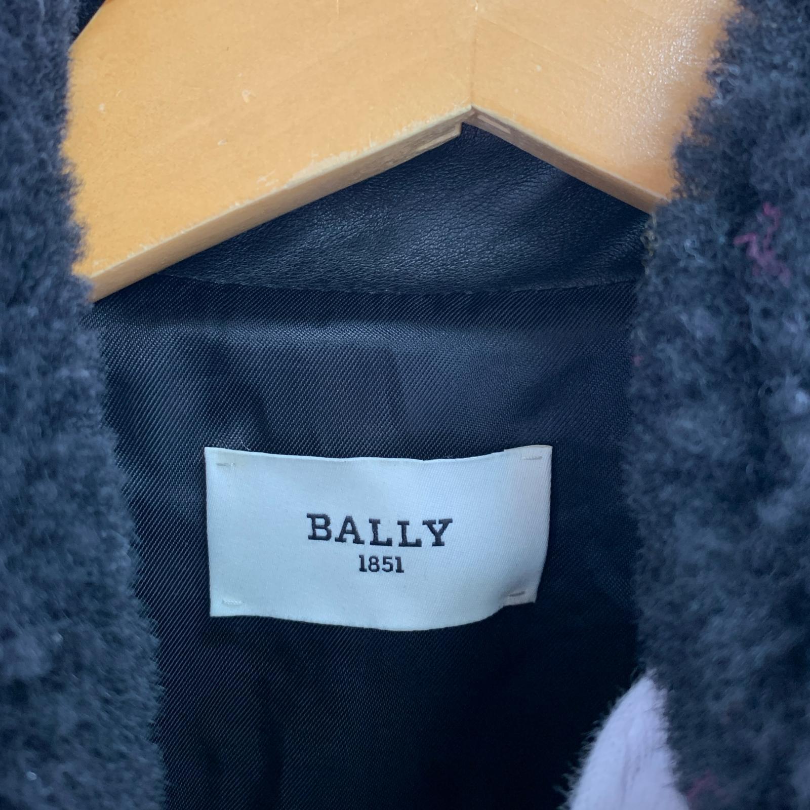 レザージャケット BALLY ムートンジャケット 36 ブラック