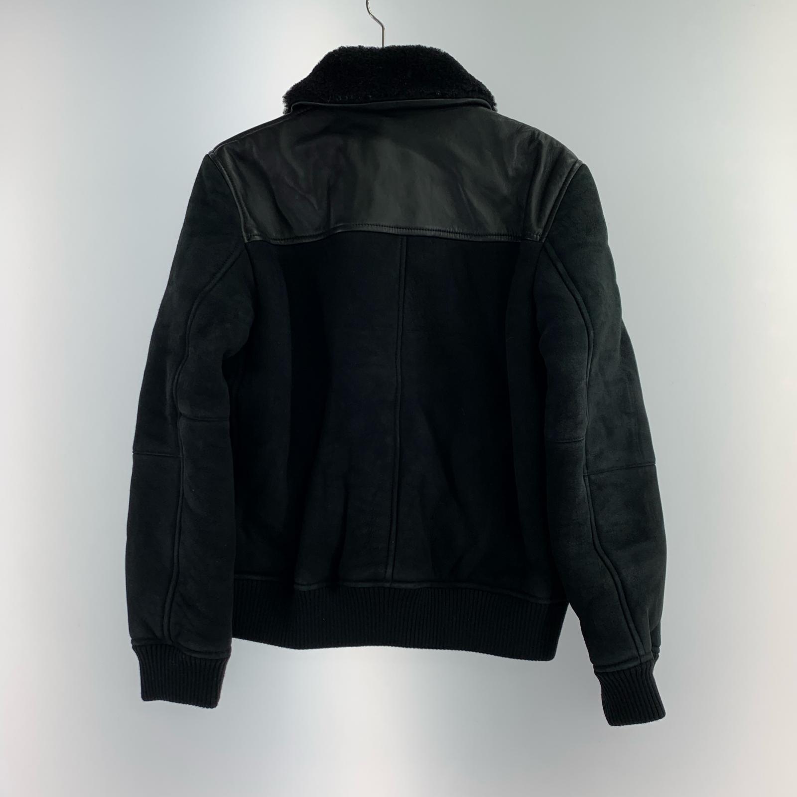 レザージャケット BALLY ムートンジャケット 36 ブラック