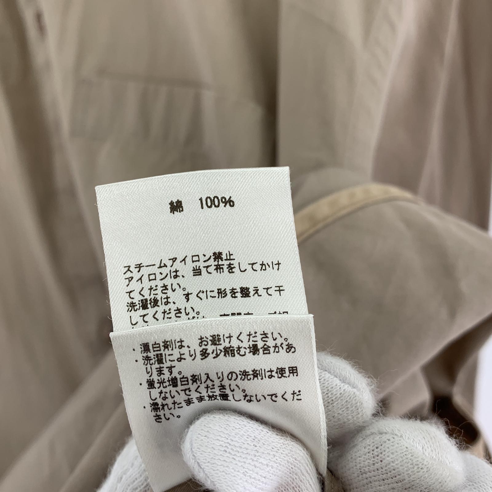 長袖シャツ TICCA スリットチュニック ベージュ ベージュ