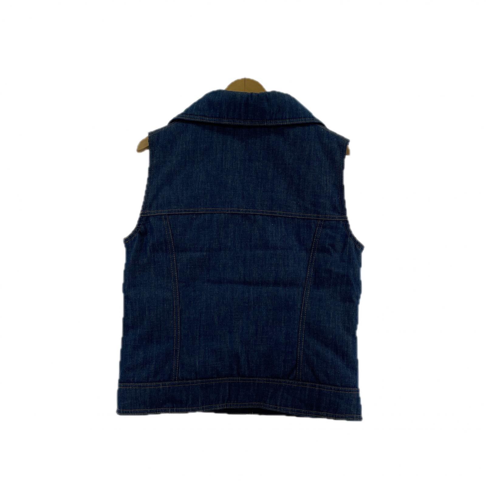 長袖シャツ 70s SKI Levi's USA製 オレンジタブ デニム中綿ベスト (11/12) ネイビー