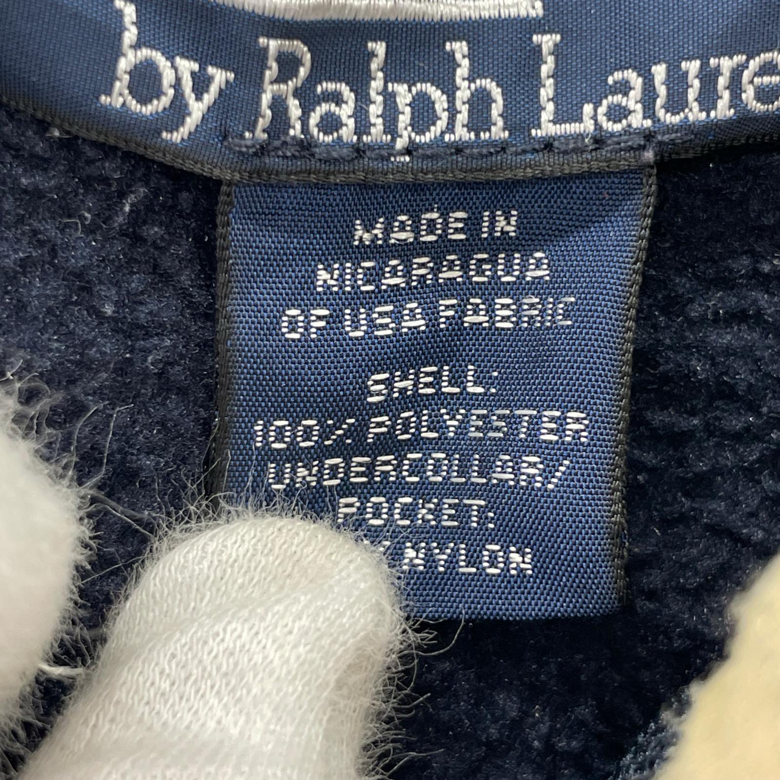 ジャケット old ralph lauren fleece jacket ネイビー L L