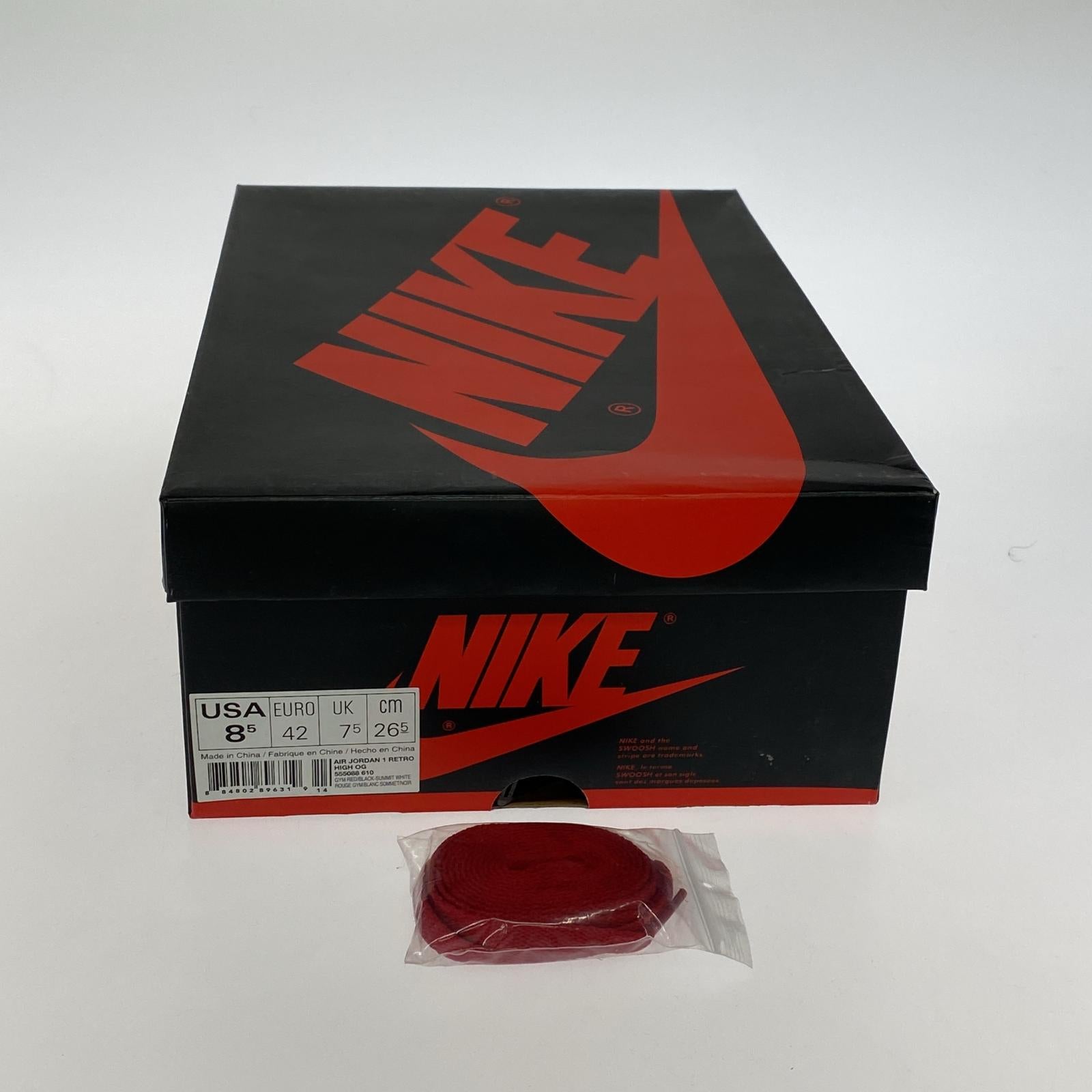 スニーカー Air Jordan 1 Retro High Bred Toe/26.5 26.5cm (US8 1/2 UK8 EU43)