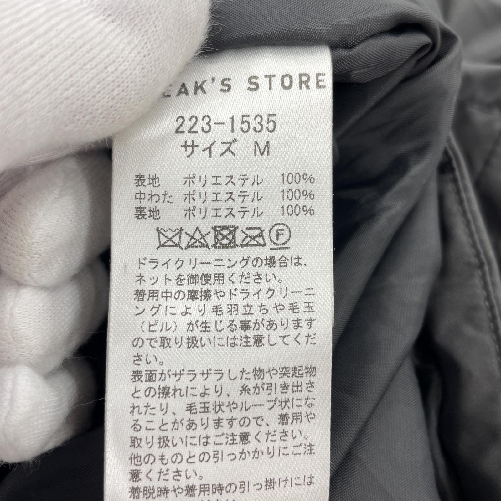 ジャケット 22AW 中綿 グレー (M) M グレー
